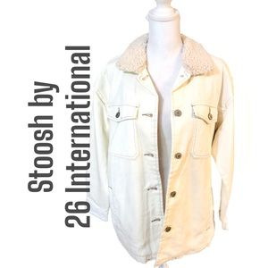 NWT Sz S Stoosh Vintage Denim Jacket by 26 International